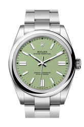 Rolex Oyster Perpetual 41 Pistachio-green Dial Smooth Bezel Watch 134300